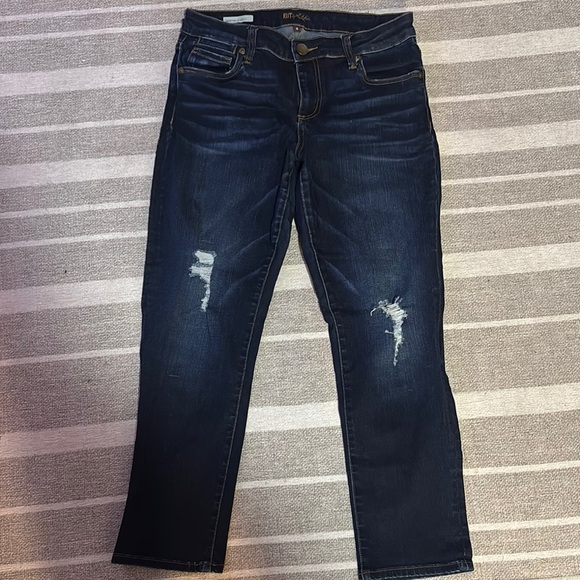 Kut from the Kloth Denim - Kut Distressed Blue Jeans